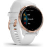 Часы GARMIN VENU 2S ROSE GOLD STAINLESS STEEL BEZEL WITH WHITE CASE AND SILICONE BAND 010-02429-13